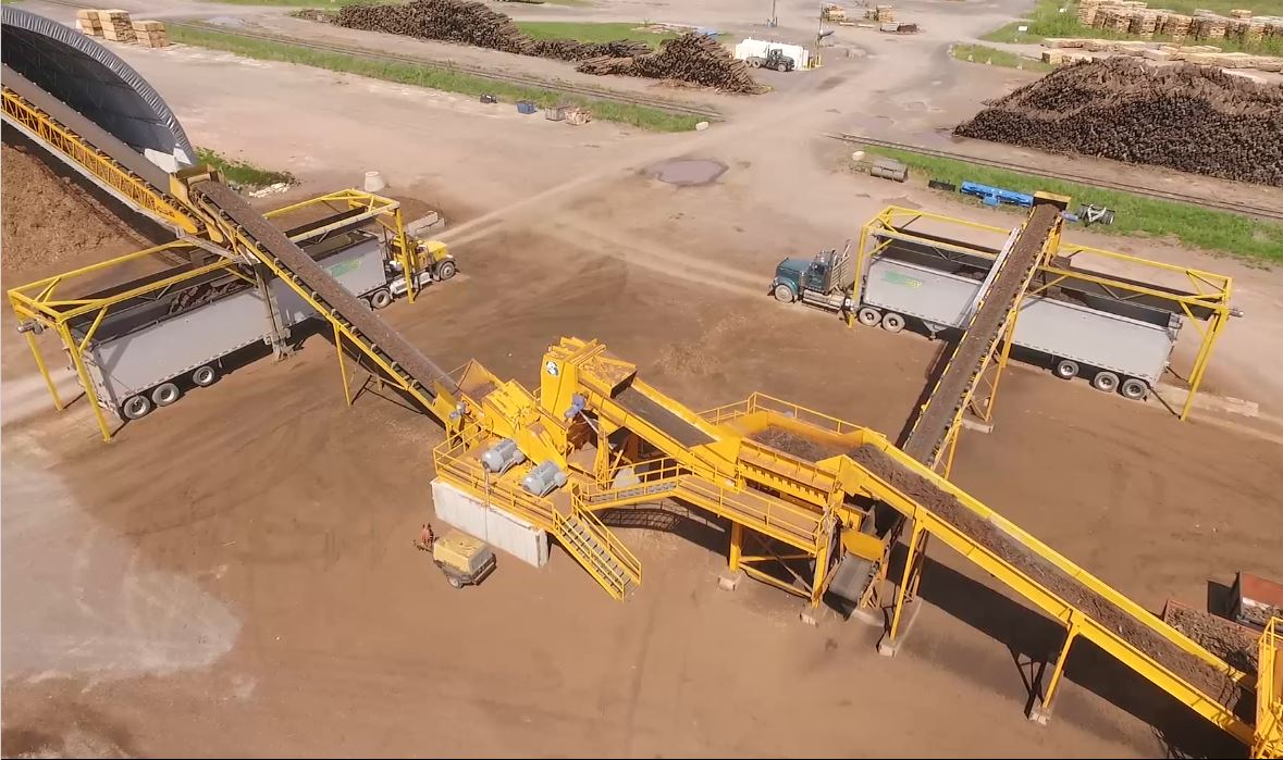 Aerial view of Staack Energy processing terminal